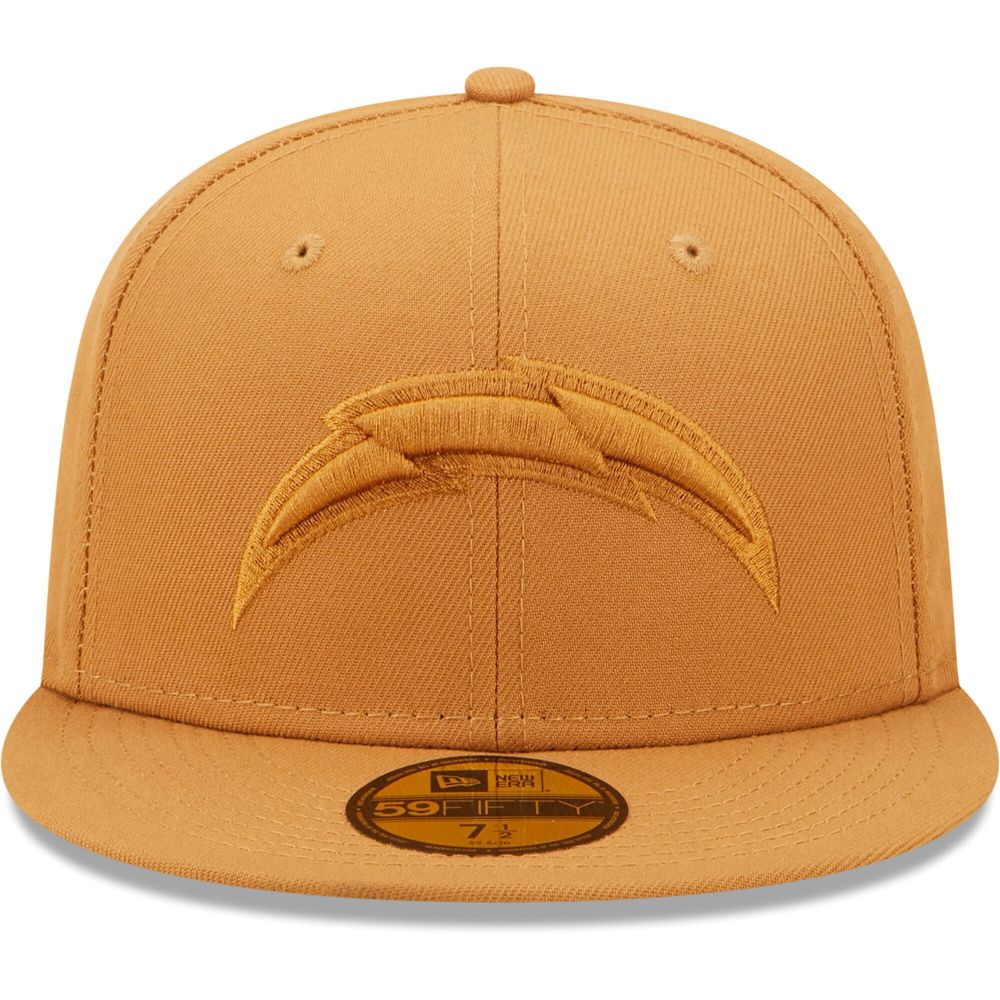 Men's New Era Brown Los Angeles Chargers Team Color Pack 59FIFTY Fitted Hat