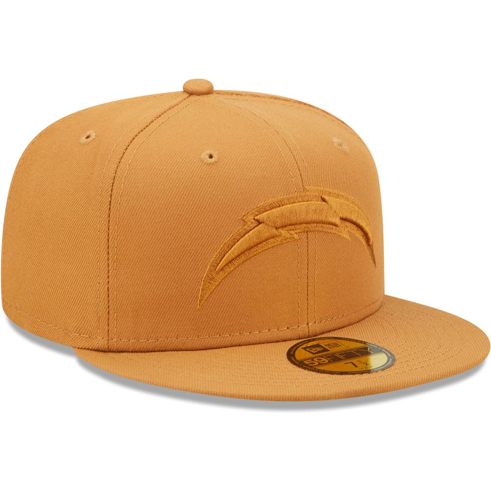 Men's New Era Brown Los Angeles Chargers Team Color Pack 59FIFTY Fitted Hat