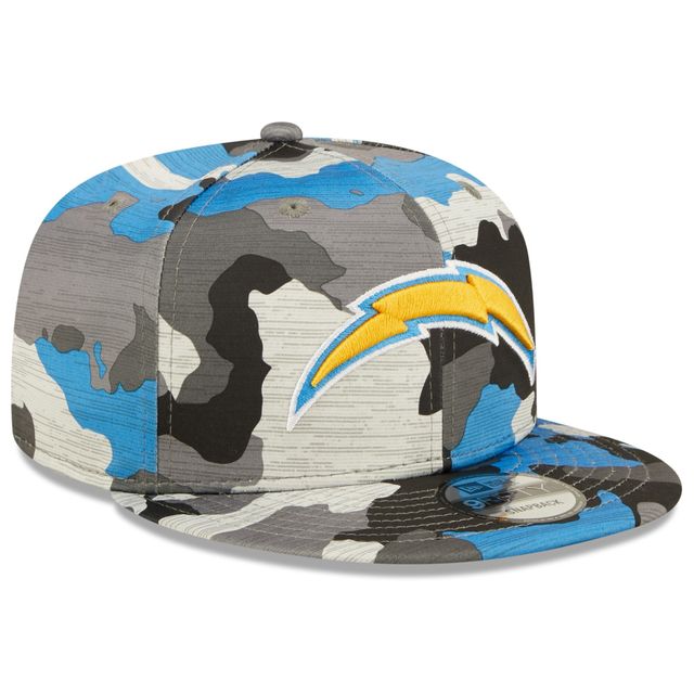 New Era Camo Los Angeles Chargers 2022 NFL Training Camp - Casquette ajustable 9FIFTY Snapback officielle