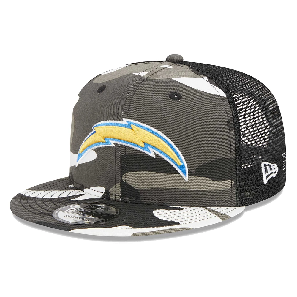 Casquette Snapback Los Angeles Chargers Dark Trucker 9FIFTY New Era pour homme