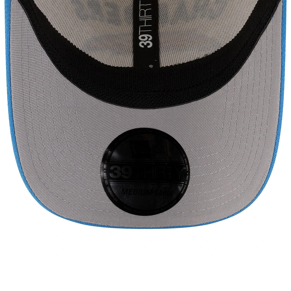Men's New Era  Cream/Powder Blue Los Angeles Chargers 2025 NFL Draft 39THIRTY Flex Hat