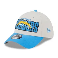 Men's New Era  Cream Los Angeles Chargers 2023 NFL Draft 39THIRTY Flex Hat