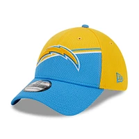 Men's New Era Gold/Powder Blue Los Angeles Chargers 2023 Sideline 39THIRTY Flex Hat