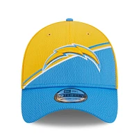 Men's New Era Gold/Powder Blue Los Angeles Chargers 2023 Sideline 39THIRTY Flex Hat