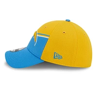 Men's New Era Gold/Powder Blue Los Angeles Chargers 2023 Sideline 39THIRTY Flex Hat