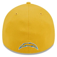 Men's New Era Gold Los Angeles Chargers City Originals 39THIRTY Flex Hat