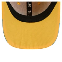 Men's New Era  Gold Los Angeles Chargers Linear 39THIRTY Flex Hat