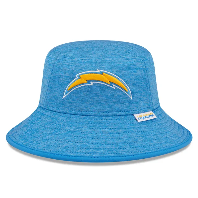 Los Angeles Chargers New Era Script Trucker 9FIFTY Snapback Hat - Powder  Blue