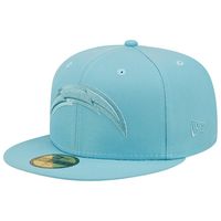 Men's New Era Light Blue Los Angeles Chargers Color Pack 59FIFTY - Fitted Hat