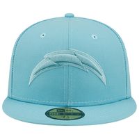 Men's New Era Light Blue Los Angeles Chargers Color Pack 59FIFTY - Fitted Hat