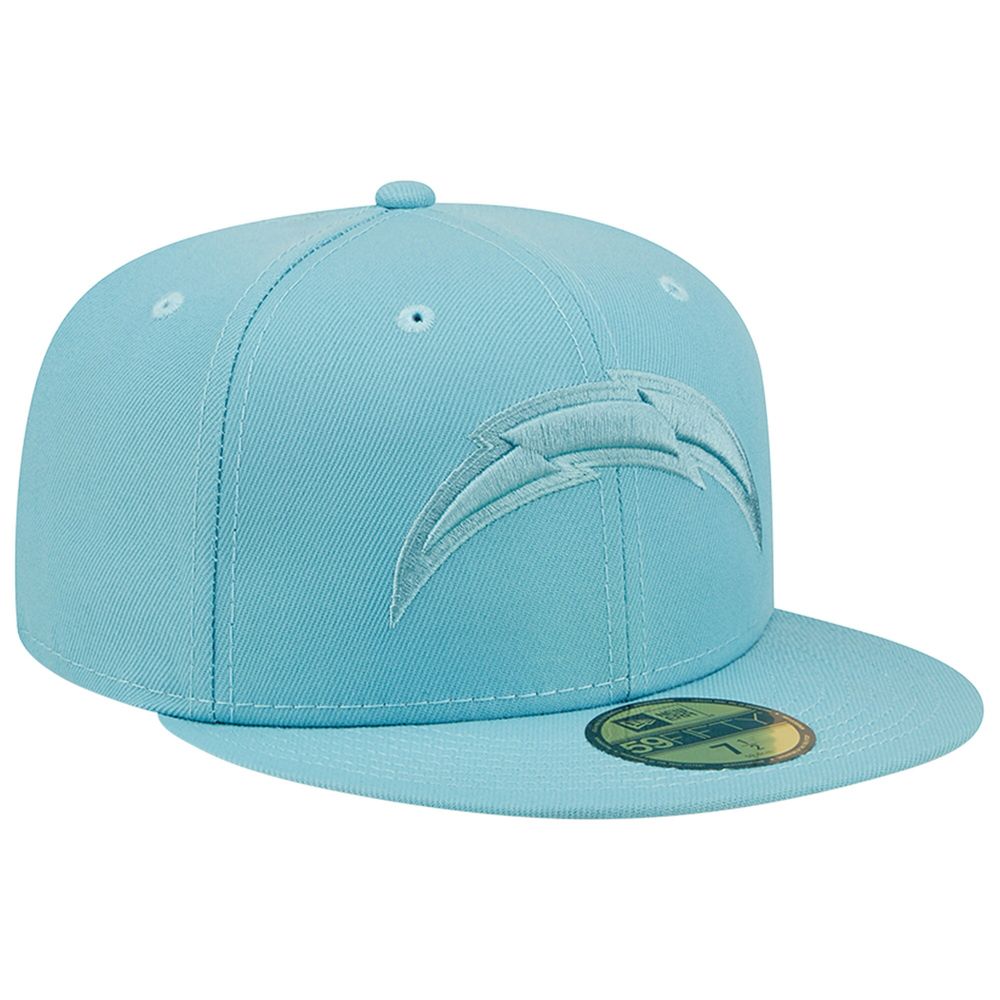 Men's New Era Light Blue Los Angeles Chargers Color Pack 59FIFTY - Fitted Hat