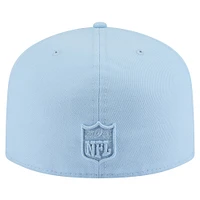 Casquette ajustée A-Frame 59FIFTY bleu clair pour homme Los Angeles Chargers de New Era