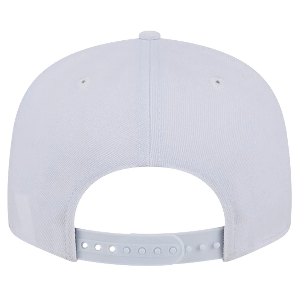 Men's New Era Los Angeles Chargers Main White on White 9FIFTY Snapback Hat