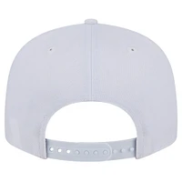 Men's New Era Los Angeles Chargers Main White on White 9FIFTY Snapback Hat