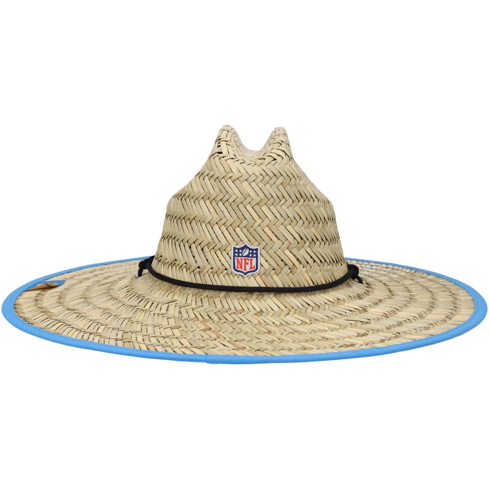 Men's New Era Natural Los Angeles Chargers NFL Training Camp Official Straw Lifeguard Hat