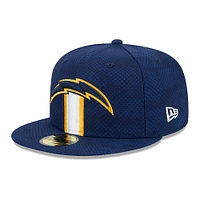 Men's New Era  Navy Los Angeles Chargers 2024 Sideline 59FIFTY Fitted Hat