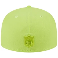 Casquette ajustée New Era Los Angeles Chargers Colour Pack Brights 59FIFTY vert fluo pour homme