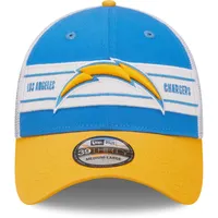 Men's New Era Powder Blue/Gold Los Angeles Chargers Team Banded 39THIRTY - Flex Hat