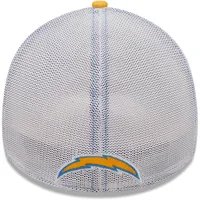 Men's New Era Powder Blue/Gold Los Angeles Chargers Team Banded 39THIRTY - Flex Hat