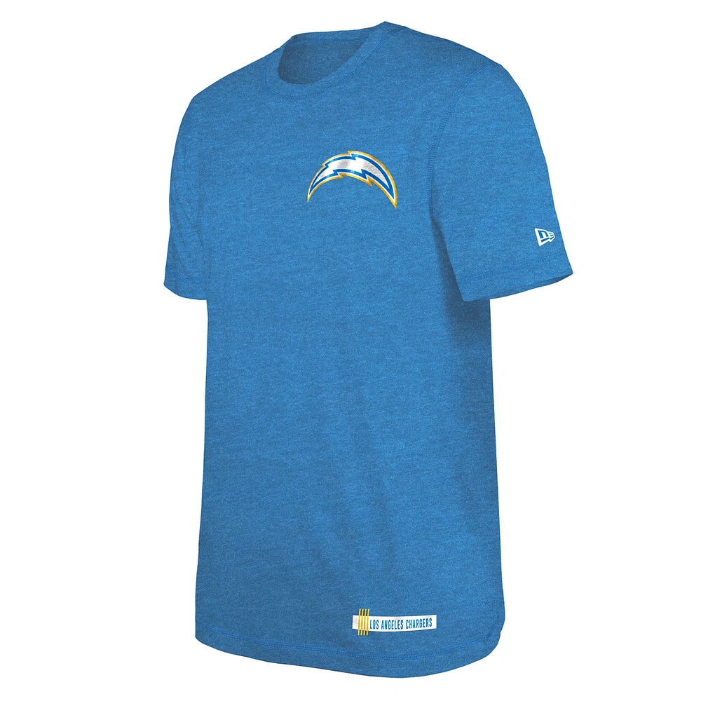 T-shirt New Era bleu poudré pour homme des Chargers de Los Angeles 2024 NFL Training Camp