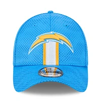 Casquette flexible 39THIRTY Sideline New Era pour hommes, bleu poudre, Los Angeles Chargers 2024