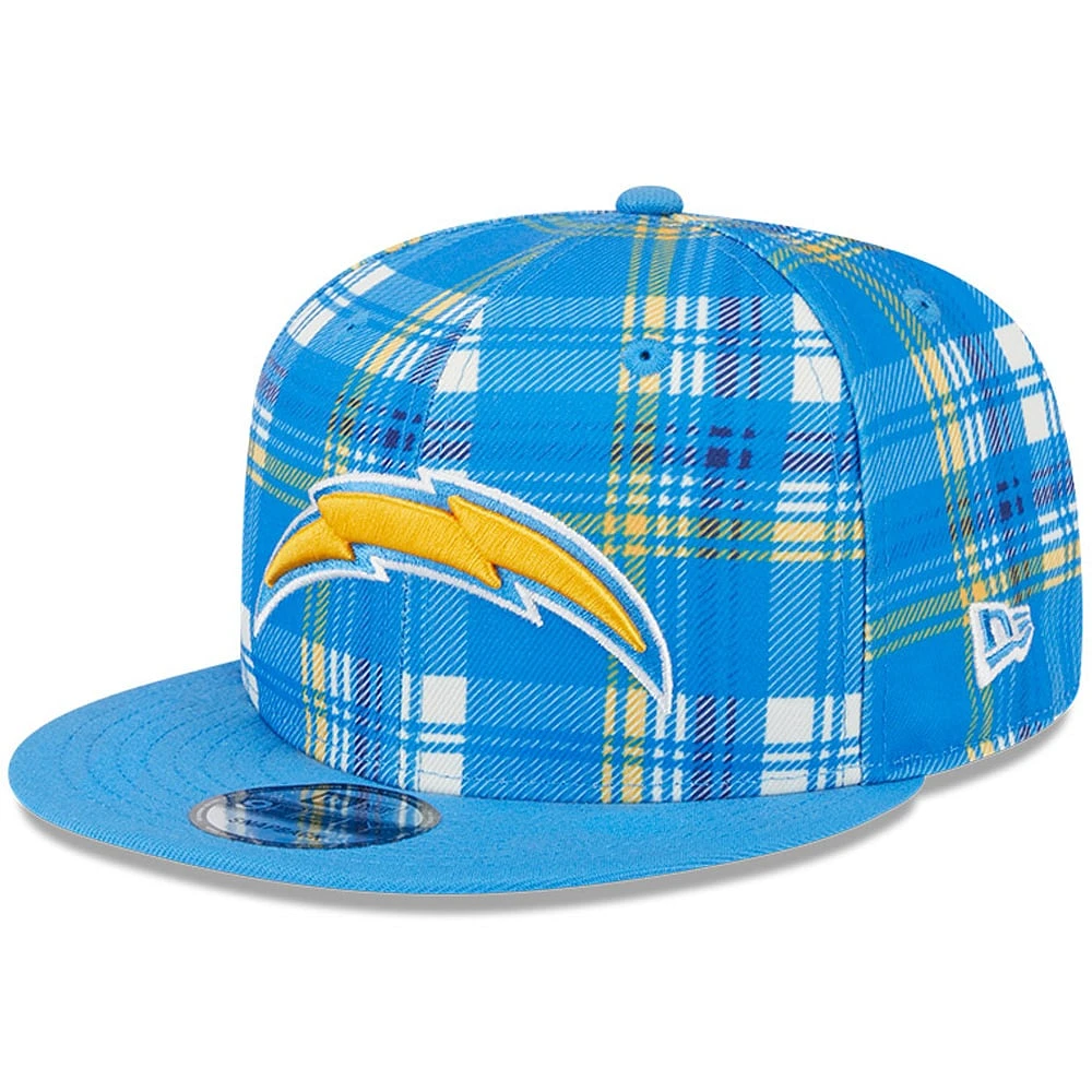 Men's New Era Powder Blue Los Angeles Chargers 2024 Sideline Statement 9FIFTY Snapback Hat