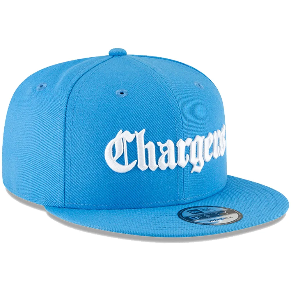 Men's New Era Powder Blue Los Angeles Chargers Griswold