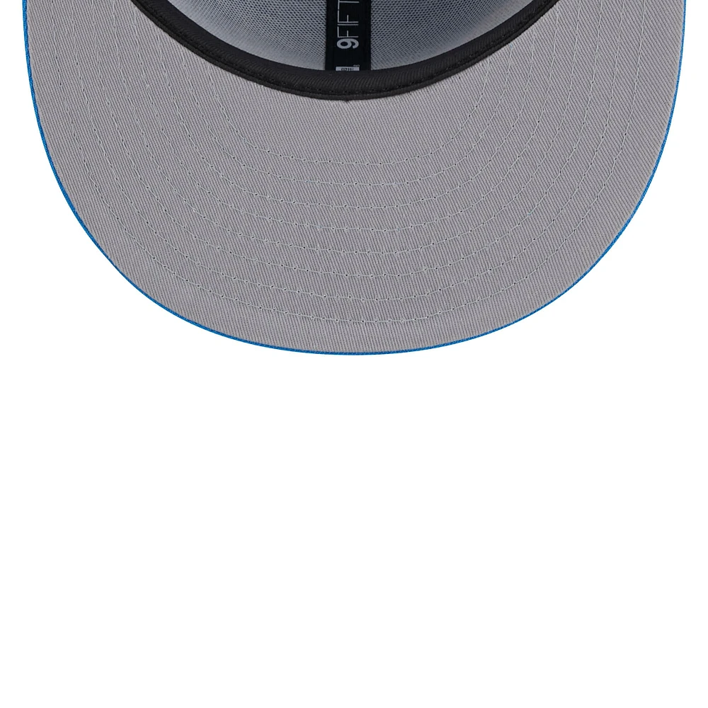 Men's New Era Powder Blue Los Angeles Chargers Main Script 9FIFTY Snapback Hat