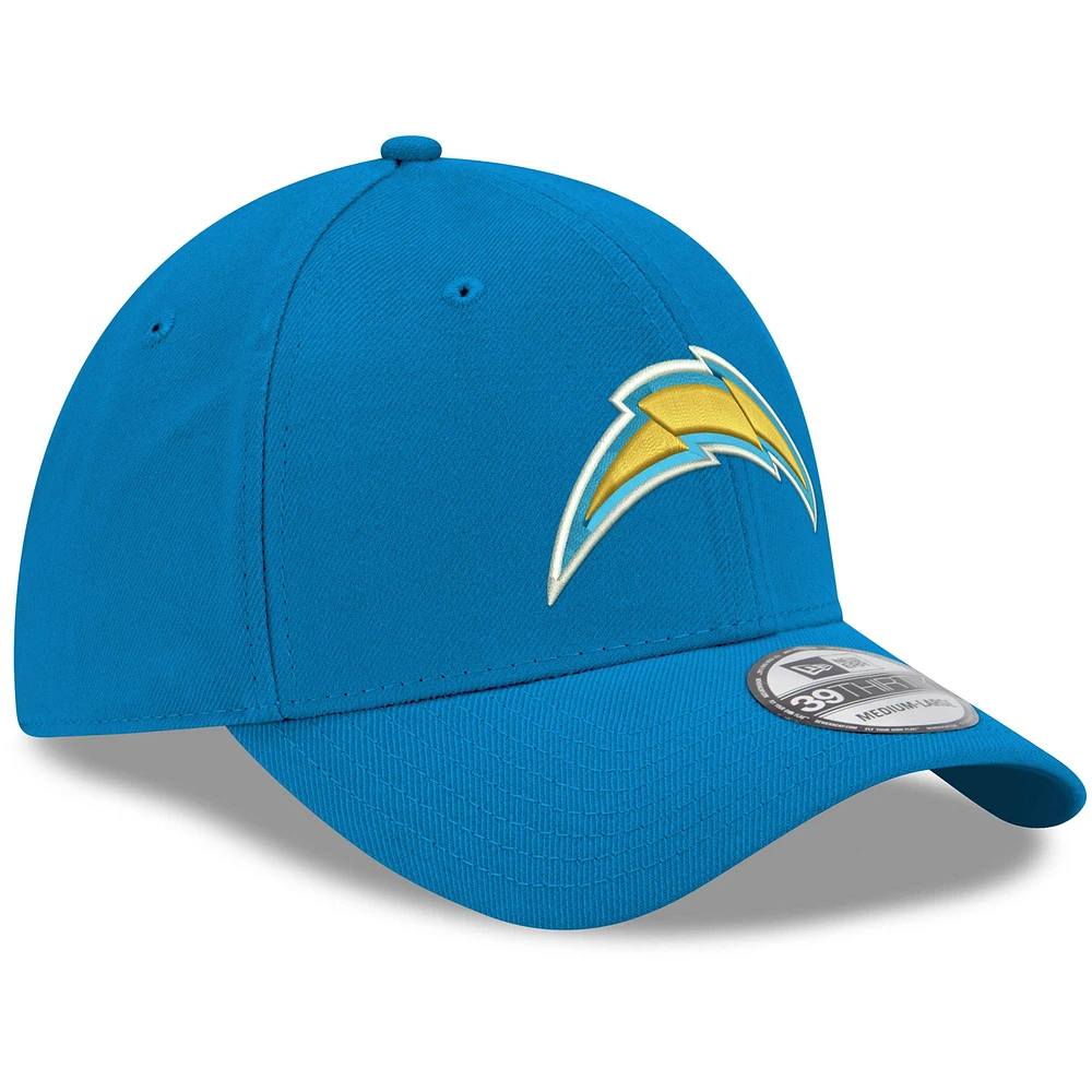 Men's New Era Powder Blue Los Angeles Chargers Team Classic 39THIRTY Flex Hat