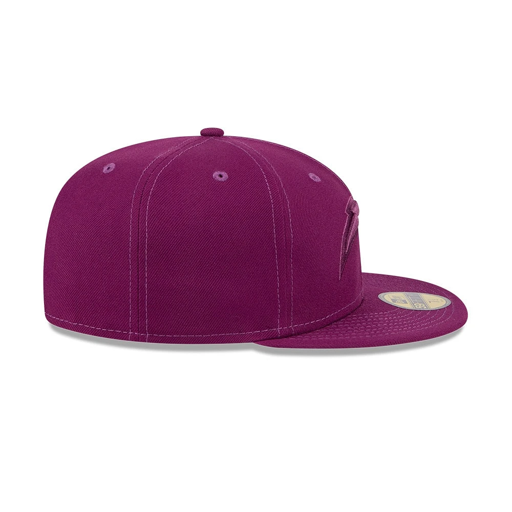 Casquette ajustée 59FIFTY violet Los Angeles Chargers Color Pack pour homme New Era