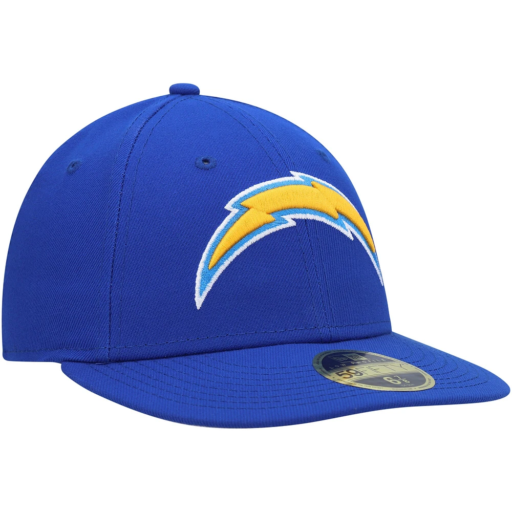 Casquette ajustée 59FIFTY Low Profile Los Angeles Chargers Logo Omaha New Era pour homme