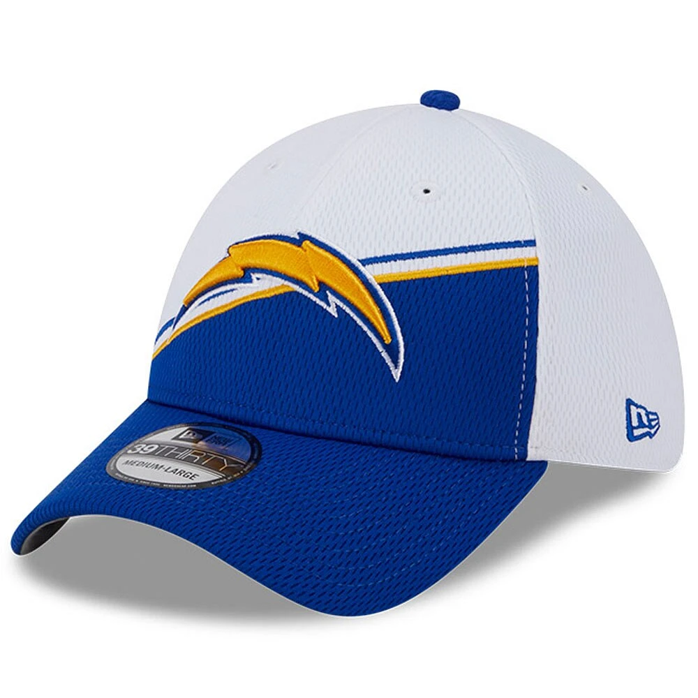 Men's New Era  White/Blue Los Angeles Chargers 2023 Sideline 39THIRTY Flex Hat