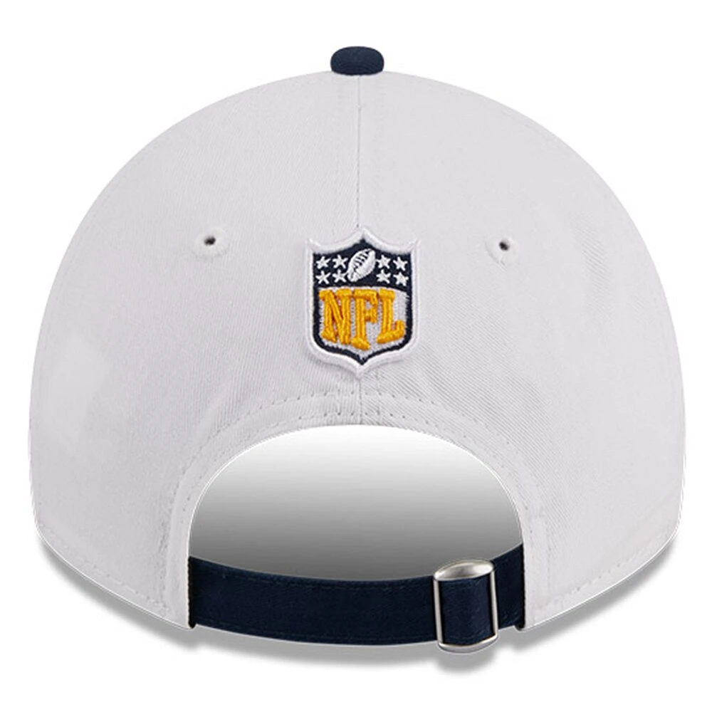 Men's New Era  White/Navy Los Angeles Chargers 2023 Sideline 9TWENTY Adjustable Hat