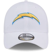 Men's New Era White Los Angeles Chargers Main 39THIRTY Flex Hat