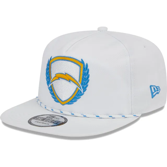 Los Angeles Chargers Throwback Golfer Hat, Gray, by New Era