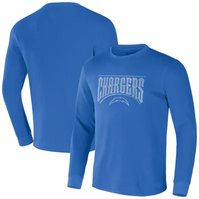 Los Angeles Chargers NFL x Darius Rucker Collection by Fanatics Long Sleeve Thermal T-Shirt - Powder Blue