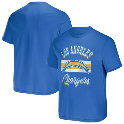 Los Angeles Chargers NFL x Darius Rucker Collection by Fanatics Stripe T-Shirt - Powder Blue