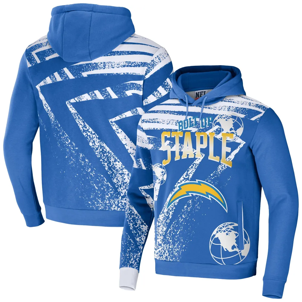 Outerstuff Youth Royal Los Angeles Rams Raglan Pullover Hoodie Size: Extra Large