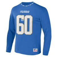 T-shirt à manches longues NFL x Staple Los Angeles Chargers Core Team bleu pour homme