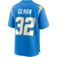 Men's Nike Alohi Gilman Powder Blue Los Angeles Chargers Game Jersey