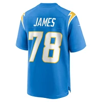 Men's Nike Andre James  Powder Blue Los Angeles Chargers Team Game Jersey