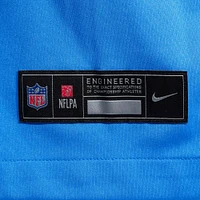 Men's Nike Andre James  Powder Blue Los Angeles Chargers Team Game Jersey