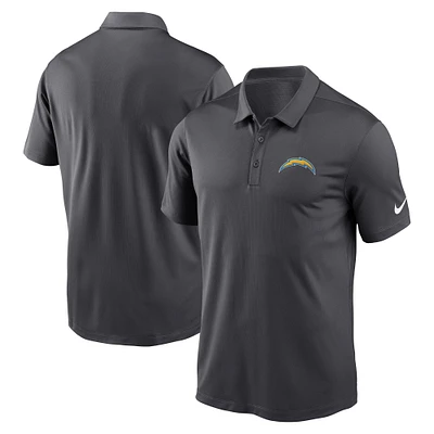 Polo de performance franchise Nike Los Angeles Chargers anthracite pour homme