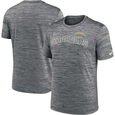 T-shirt Nike Los Angeles Chargers Velocity Arch Performance anthracite pour homme