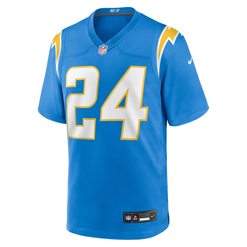 Maillot Nike Benjamin St-Juste bleu poudre pour homme des Los Angeles Chargers