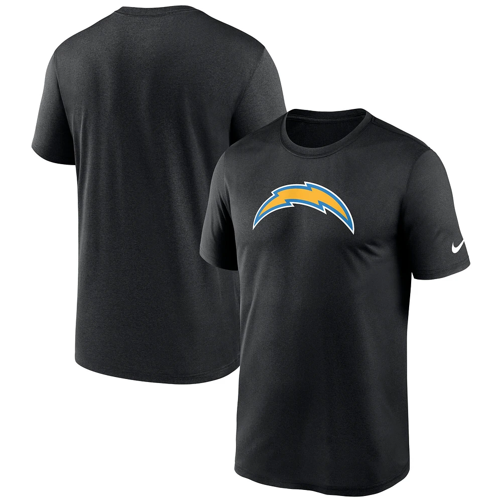 T-shirt Nike noir pour homme avec logo Primetime Legend Performance des Los Angeles Chargers