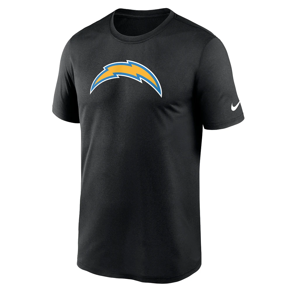 T-shirt Nike noir pour homme avec logo Primetime Legend Performance des Los Angeles Chargers