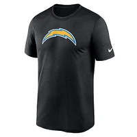 T-shirt Nike noir pour homme avec logo Primetime Legend Performance des Los Angeles Chargers