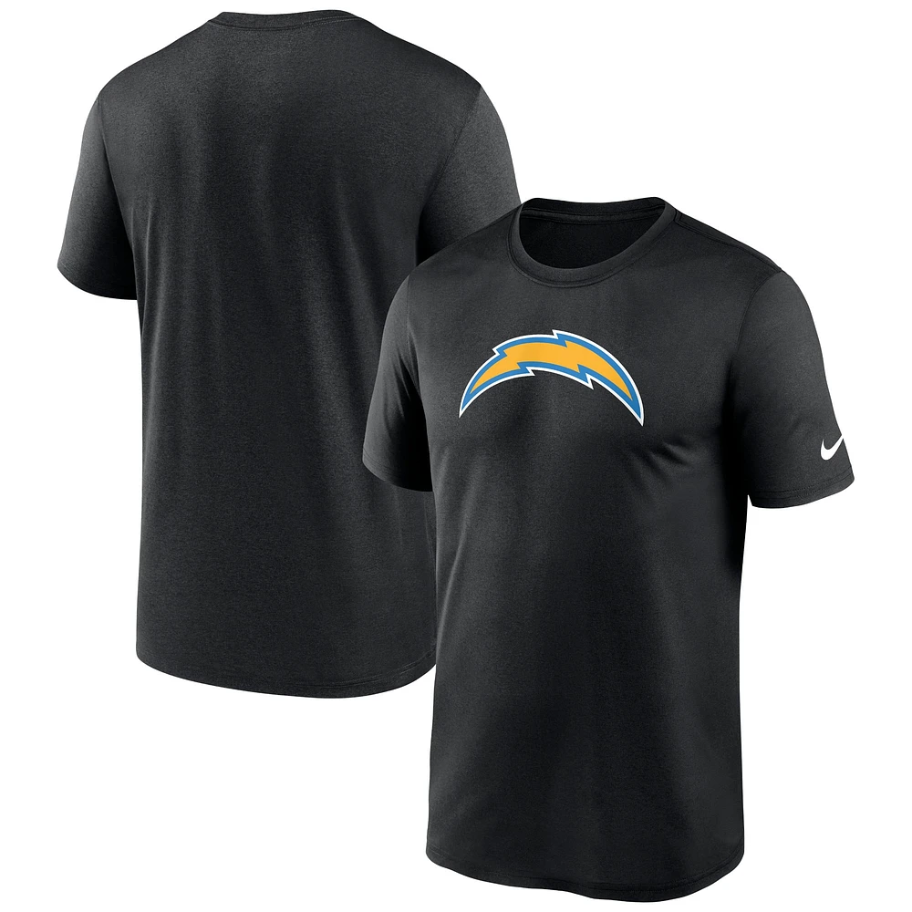 T-shirt Nike noir pour homme avec logo Primetime Legend Performance des Los Angeles Chargers