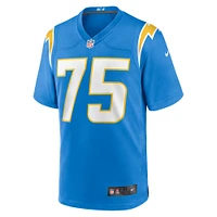 Maillot de match Nike Bradley Bozeman pour hommes, bleu poudre, Los Angeles Chargers